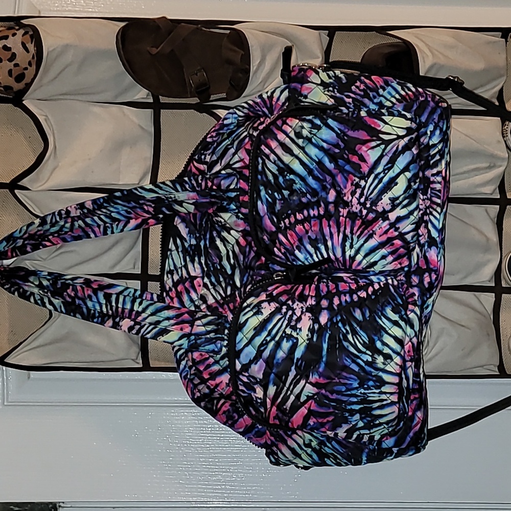Tie dyed gym bag/yoga bag
